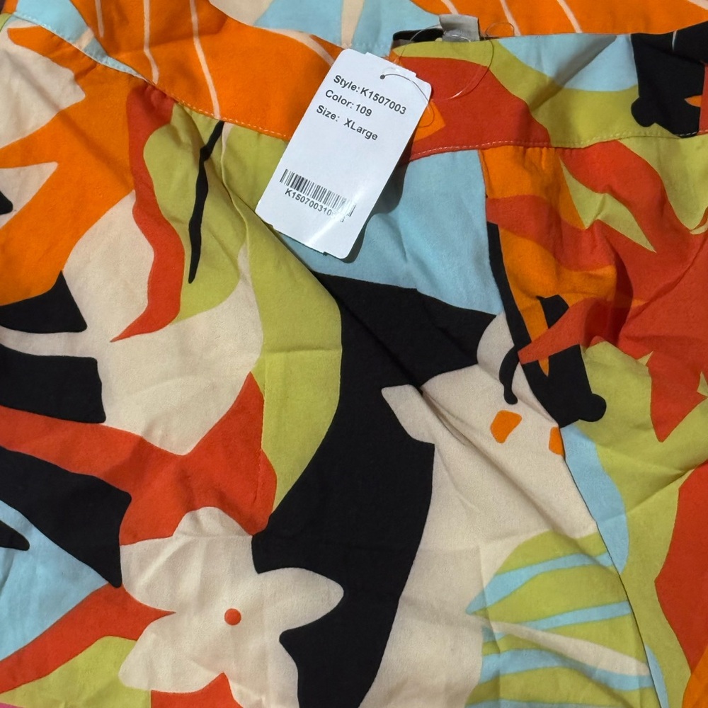 Colorful Floral Wide-Leg Pants - Picture 2 of 4